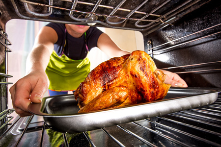 oven with yummy roast